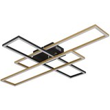 Globo 67208-40G -LED plafonsko svetlo DAKARI 40W/230V 3000K 60x80 cm crna/zlatna | Eponuda.com