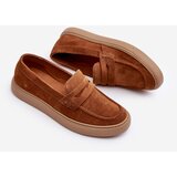 Zazoo Men's Suede Loafers Shoes 1566 Brown | shoptok.hr