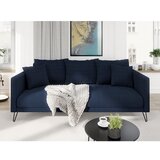 Ropez Temno modra sedežna garnitura iz šenilje 200 cm Freya – | Shoptok.si