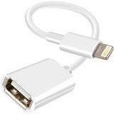 AVIZAR Adapter za polnjenje Ženska USB na moškega Lightning, Bela, (5000220231) | Shoptok.si