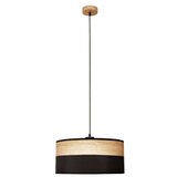  Visilica na sajli ALBA 1xE27/15W/230V, prečnik 40 cm, crna/braon | Eponuda.com