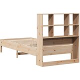 vidaXL Knjižna postelja brez vzmetnice 90x200 cm trdna borovina Cene