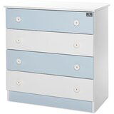 Lorelli DRESSER NEW Dječja Komoda White/Baby Blue | shoptok.hr