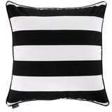 WeLoveBeds Černo-bílý povlak na polštář Belts, 60 x 60 cm | Shoptok.si