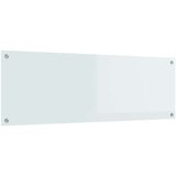  Kuhinjski zid Bijelo 120 x 40 cm Staklo otporno na udarce | Shoptok.si