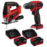 Einhell set aku bušilica i ubodna pila power x-change tk-js 25 li kit | Eponuda.ba