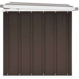 vidaXL Vrtna škatla za shranjevanje rjava 129x67x65 cm | Shoptok.si