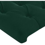  Uzglavlje s ušima tamnozeleno 83x23x78/88 cm baršunasto | shoptok.hr