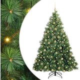vidaXL Umjetno božićno drvce s stalakom Zelena 180 cm PE i PVC | shoptok.hr
