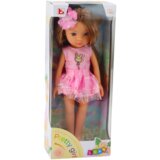  Lutka za igru u roza haljini sa cvijetom u kosi - 32 cm | shoptok.hr