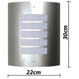  Dvije vodootporne zidne lampe od nehrđajućeg čelika 60 W | shoptok.hr