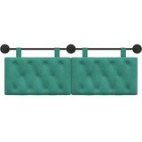  Držeće uzglavlje Zidne Tirkizna 150 x 55 x 7 cm Baršun - Tirkizna 140 cm bez LED | shoptok.hr