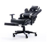 Bytezone gamerska stolica carbon, jastuk za masažu / bluetooth zvučnici (crna) | shoptok.hr