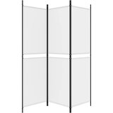Sobna pregrada s 3 panela bijela 150 x 180 cm od tkanine | shoptok.hr
