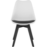 Mark stolica crno-bijela / crne noge x 2 | shoptok.hr