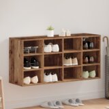 VidaXL ormar za cipele staro drvo 52.5 x 30 x 50 cm konstruirano drvo VidaXL ormar za cipele staro drvo 52.5 x 30 x 50 cm konstruirano drvo Slike