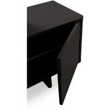 MOME Črna TV omarica 180x55x40 cm Solei – | Shoptok.si