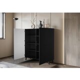 Livetastic Visoka Komoda Phuket, Črna | Shoptok.si