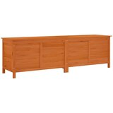  Vrtna kutija za pohranu smeđa 198,5x50x56,5 cm masivna jelovina | Eponuda.ba