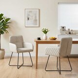  Trpezarijske stolice 2 pcs Baršun Krem 59 x 56,5 x 86 cm | shoptok.hr