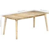  Blagovaonski stol od masivnog drva manga 180 x 90 x 76 cm | shoptok.hr