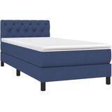  box spring s madracem LED plavi 80 x 200 cm od tkanine | shoptok.hr
