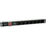 Equip 7-Outlet German Power Distribution Unit with Surge Protection and Switch Cijene