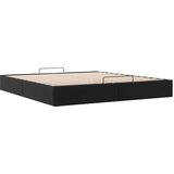 vidaXL Otomanski posteljni okvir brez vzmetnice črn 180x200 cm | Shoptok.si