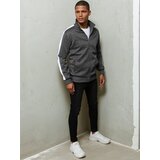 DStreet Bluza męska rozpinana ciemnoszara | shoptok.hr