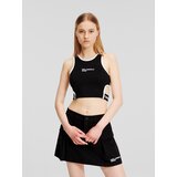 Karl Lagerfeld jeans Top crna / bijela | shoptok.hr