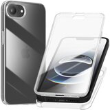 AVIZAR Integralno ohišje za iPhone 16e z dvignjenim robom kamere na dotik, Prozorno, (5000011347) | Shoptok.si