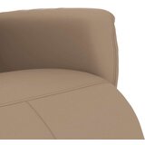  Naslanjač z naslonom za noge kapučino barve umetno us | Shoptok.si