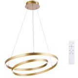 Brilagi-LED prigušiva viseći luster na sajli TWISTER LED/48W/230V prečnika 50 cm zlatna +DO | Eponuda.com