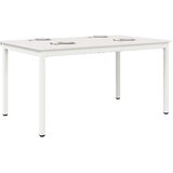  Jedilna miza Bela 150 x 90 x 75 cm Masivno borovo les, (5000268938) | Shoptok.si
