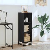 vidaXL Ormar za knjige crni 33,5x33x107,5 cm izrađeno drvo | shoptok.hr