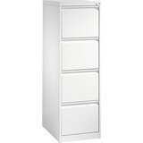 C+P Predalnik za kartoteko ACURADO, 1 vrsta, 4 predali, prometno bele barve | Shoptok.si