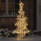  Božićno drvce s 160 LED svjetlima Topla bijela 150 cm PET | shoptok.hr