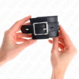 Kink Okovi Za Zapestje Black With Black Belt | Shoptok.si
