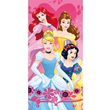 Jerry Fabrics Rožnata otroška brisača iz frotirja 70x140 cm Princesses – Cene