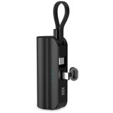 Equa KSIX, prijenosna baterija 5.000 mAh USB-C džepna, USB-C na USB-C, LED, crna | shoptok.hr