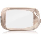 Notino Travel Collection Cosmetic bag prozorna kozmetična torbica transparenten (M)transparentna (F)transparentno (N) S Beige 1 kos | Shoptok.si