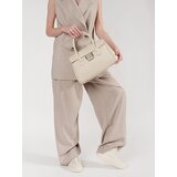 GOODIN Women's high sneakers light beige on a platform | Shoptok.si