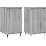 The Living Store Komoda 2 kosa siva sonoma 40x35x70 cm inženirski les - Komoda, (21503188) | Shoptok.si