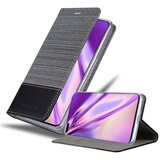 Cadorabo Ohišje, združljiv s Huawei v sivi črni barvi - zaščitni pokrov z magnetnim zapiranjem, stoječo funkcijo in režo za kartico, (20567342) | Shoptok.si