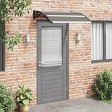 Maison Chic Nadstrešek - Senčniki za vrata črn 120x100 cm PC, (22039808) | Shoptok.si