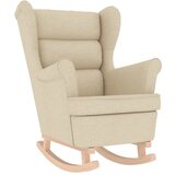 Furnova Gugalni stol Cream 74x90x102 cm Tkanina, (21925568) | Shoptok.si