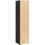  Visoka komoda crna 45 x 41 x 185 cm od konstruiranog drva | shoptok.hr