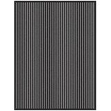  Otirač Stripe crni i sivi 90x120 cm | shoptok.hr