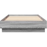  Okvir kreveta za pod Siva Sonoma 80 x 200 cm Konstruirano drvo | shoptok.hr