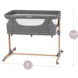 Momi kolevka za bebe Smart Bed Grey, 0m+